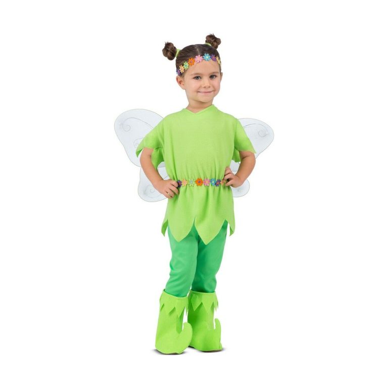 Kostuums voor Kinderen My Other Me Groen Campanilla (5 Onderdelen)