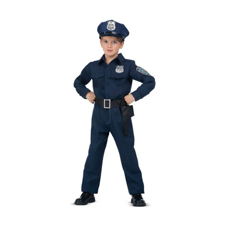 Kostuums voor Kinderen My Other Me Politie Blauw (4 Onderdelen)