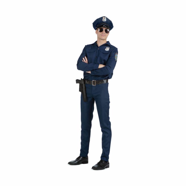 Kostuums voor Volwassenen My Other Me Blauw Politie (4 Onderdelen)