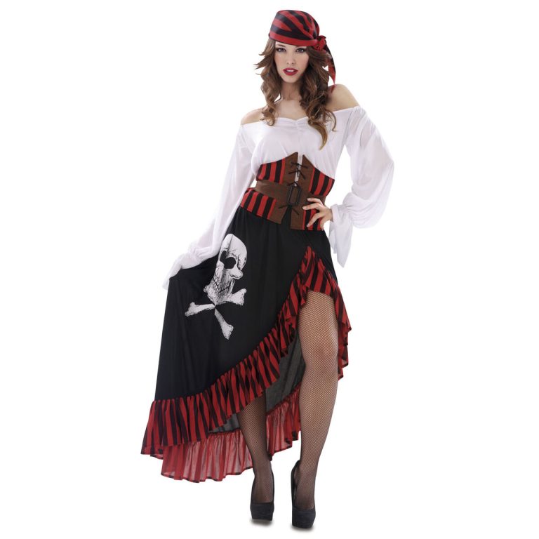 Kostuums voor Volwassenen My Other Me Piraat Vrouw (4 Onderdelen)