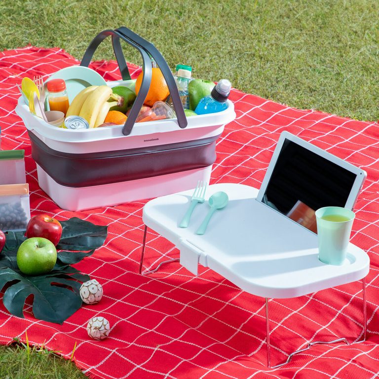 Inklapbare picknickmand met deksel/tafel Pickning InnovaGoods