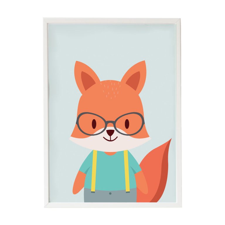 Schilderij Crochetts 33 x 43 x 2 cm Fox