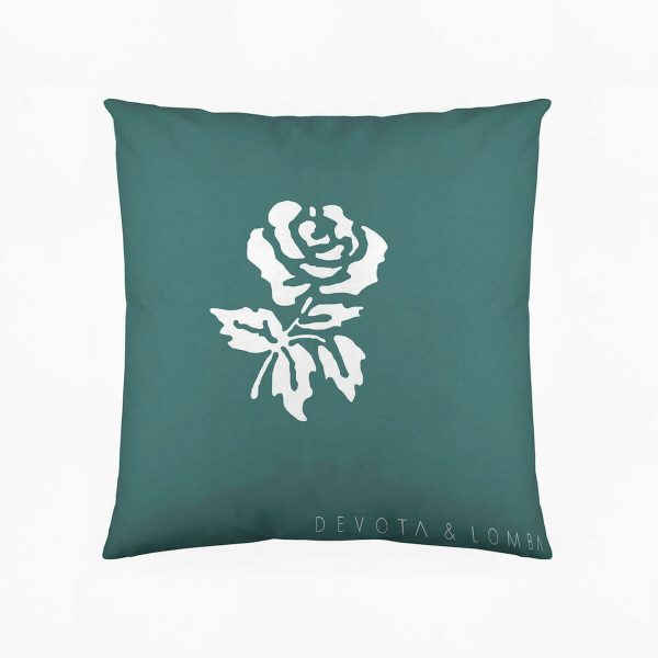 Kussenhoes Roses Green Devota & Lomba 60 x 60 cm