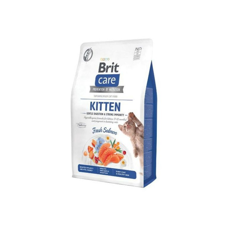 Kattenvoer Brit Grain-Free Kitten Immunity Zalm 7 kg