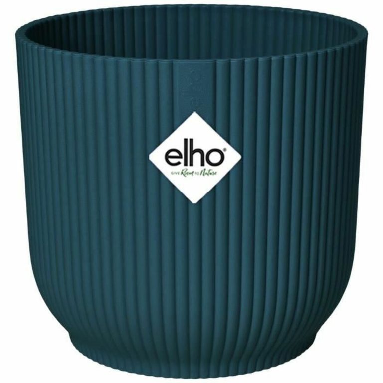 Bloempot Elho   Ø 25 cm Rond Donkerblauw Plastic