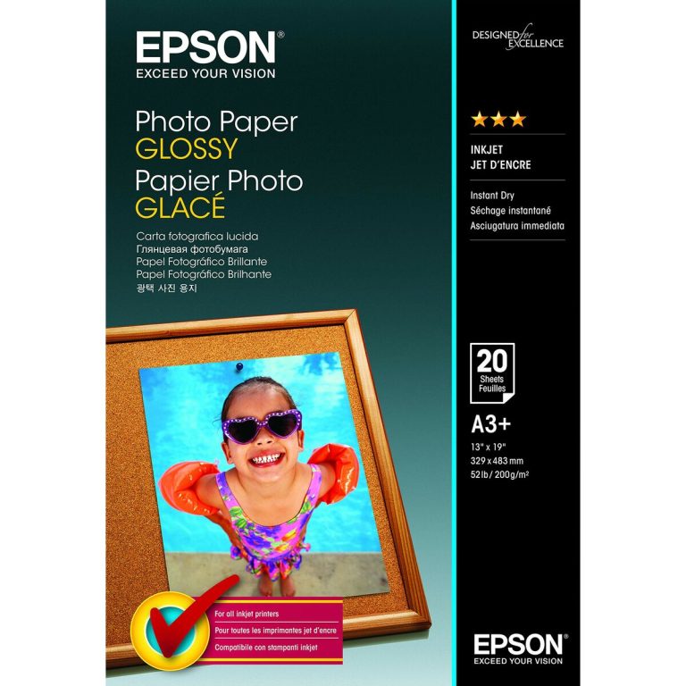 Pakket van Inkt en Fotopapier Epson C13S042535