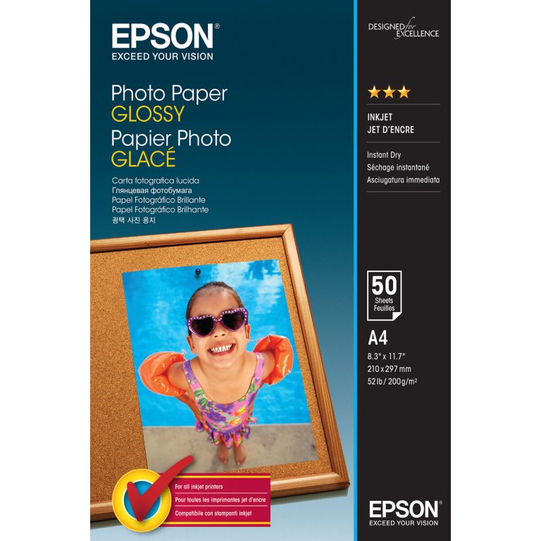 Pakket van Inkt en Fotopapier Epson C13S042539