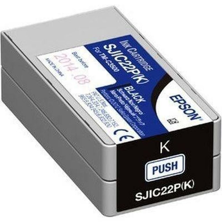 Originele inkt cartridge Epson SJIC22P(K) Zwart
