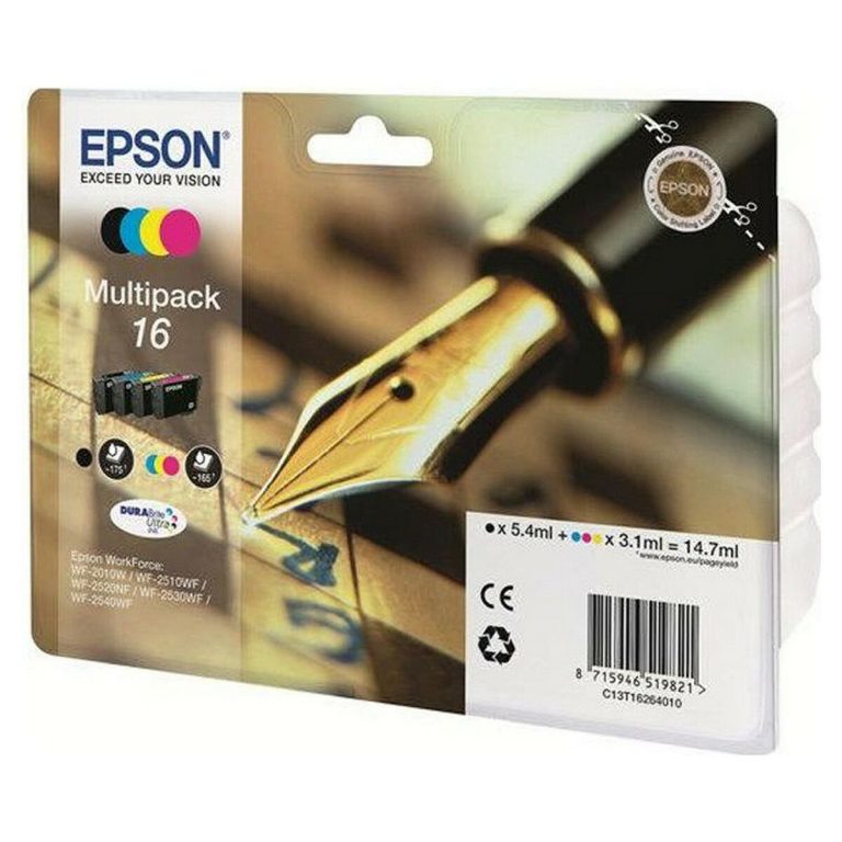 Originele inkt cartridge Epson Multipack 16 Geel Zwart Cyaan Magenta