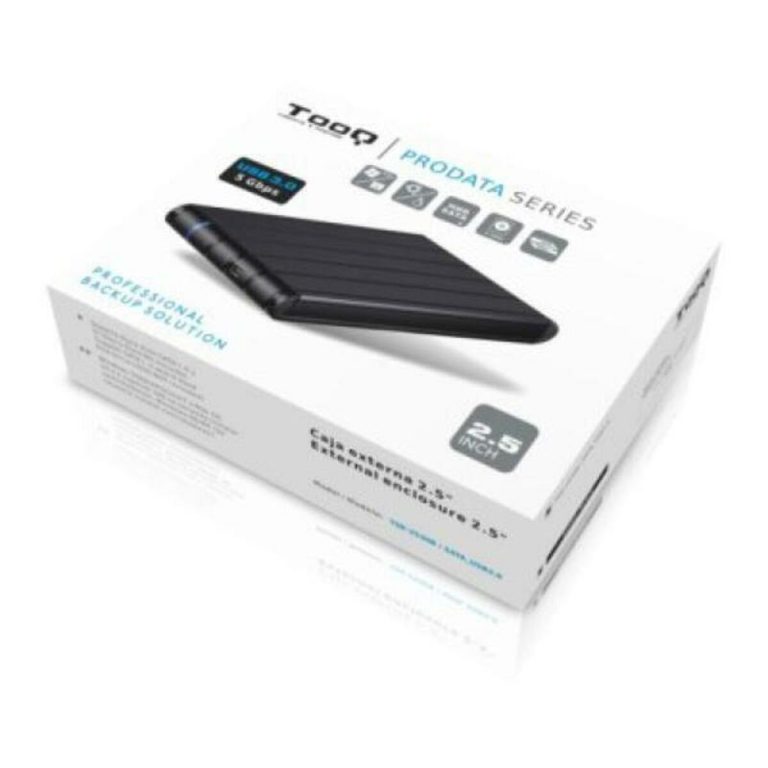Externe Doos TooQ TQE-2530B HDD 2.5" SATA III USB 3.0 USB 3.0 SATA