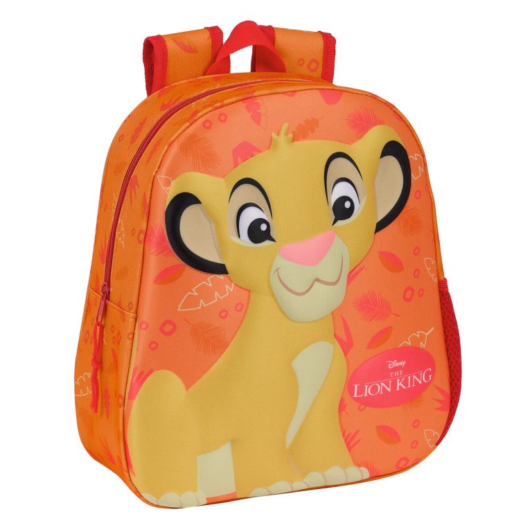 3D-Kinderrugzak The Lion King Oranje 27 x 33 x 10 cm