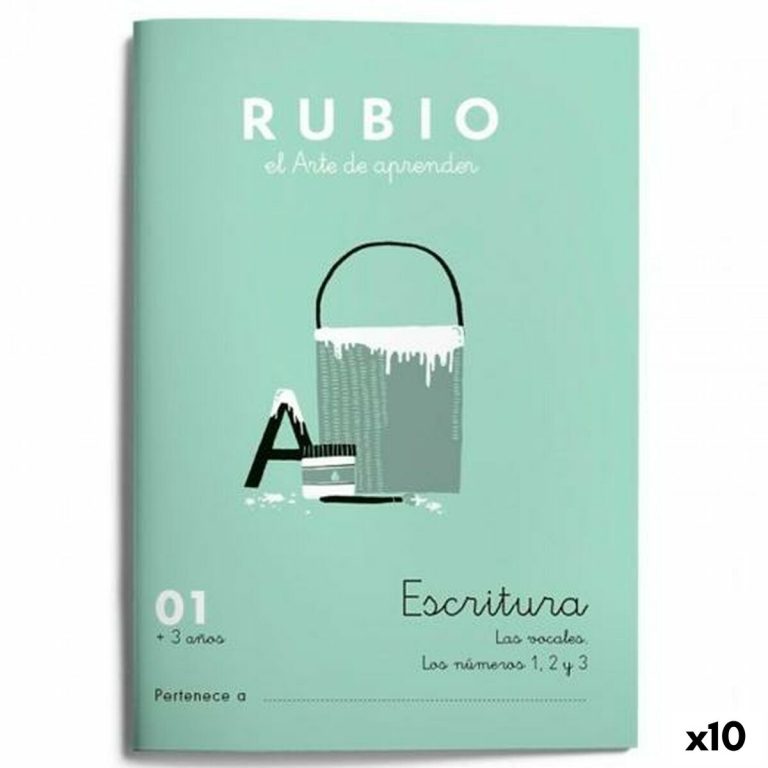 Writing and calligraphy notebook Rubio Nº01 A5 Spaans 20 Lakens (10 Stuks)