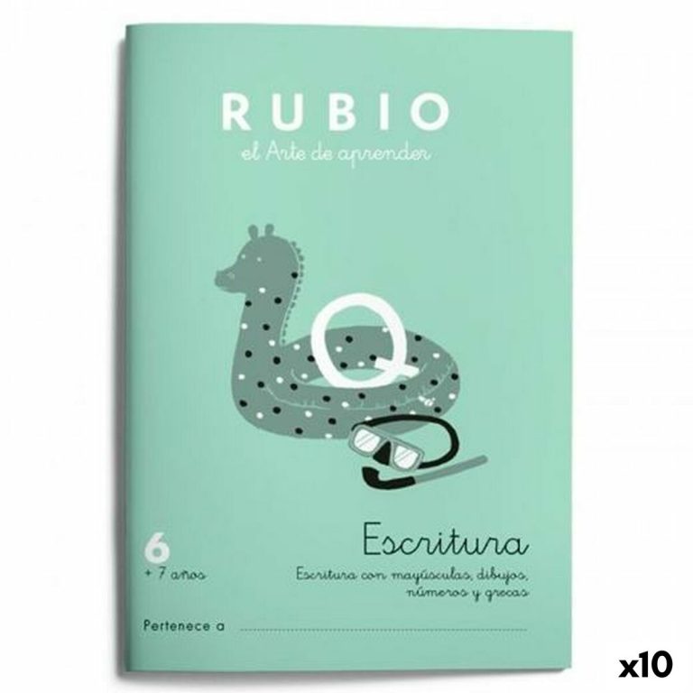 Writing and calligraphy notebook Rubio Nº06 A5 Spaans 20 Lakens (10 Stuks)