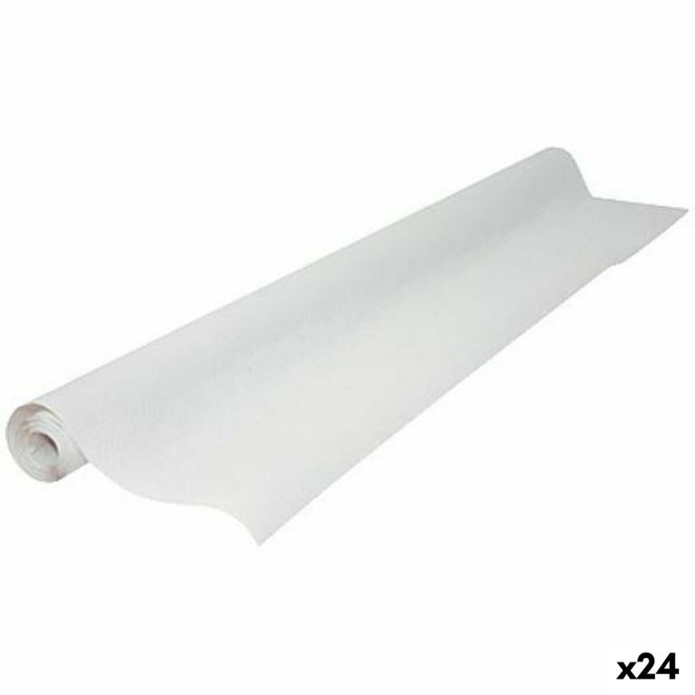 Tafelkleed Maxi Products Wit Papier 1 x 10 m (24 Stuks) (40 Stuks)