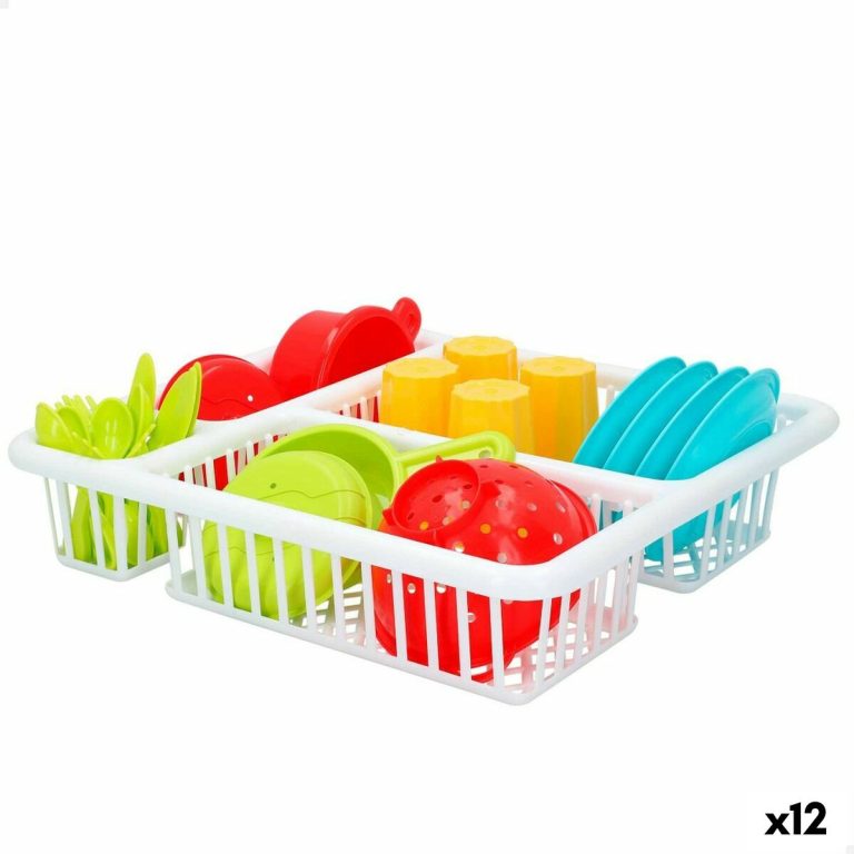 Kinderservies Colorbaby Speelgoed Uitwringbaar 26 Onderdelen (12 Stuks)
