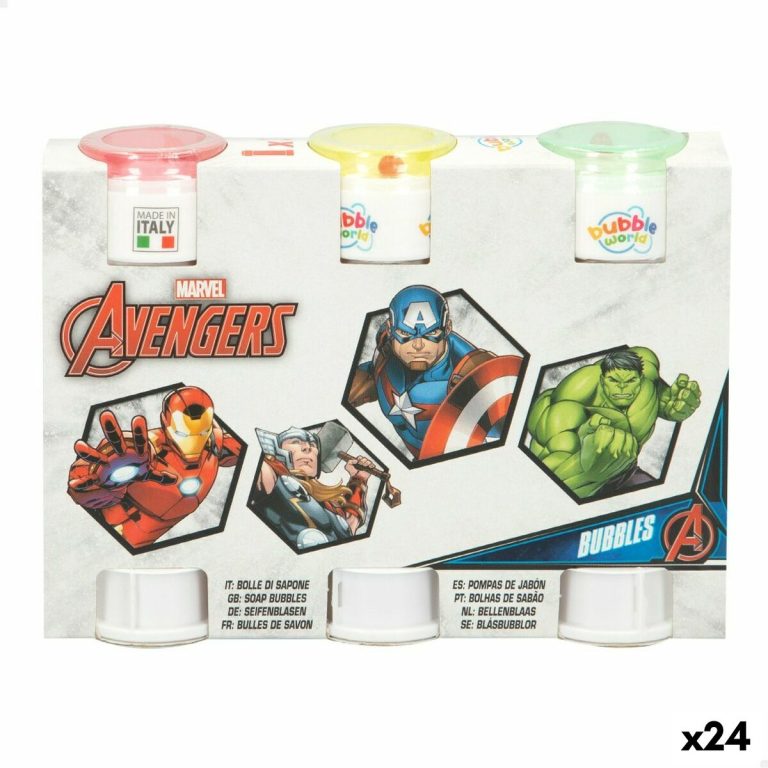 Bubble blower set The Avengers 3 Onderdelen 60 ml (24 Stuks)