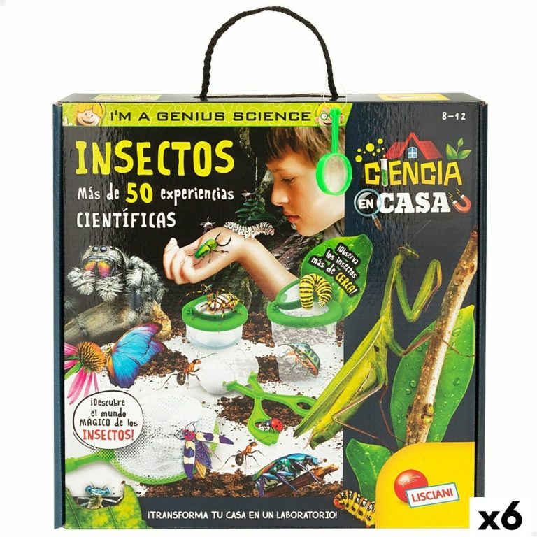 Wetenschapsspel Lisciani Insectos ES (6 Stuks)