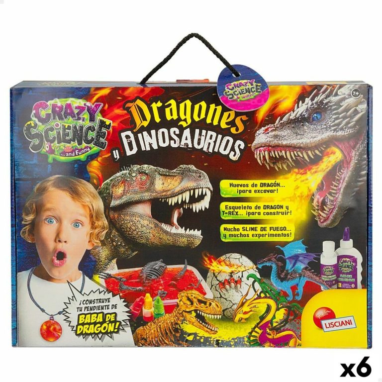 Wetenschapsspel Lisciani Dragones y dinosaurios ES (6 Stuks)