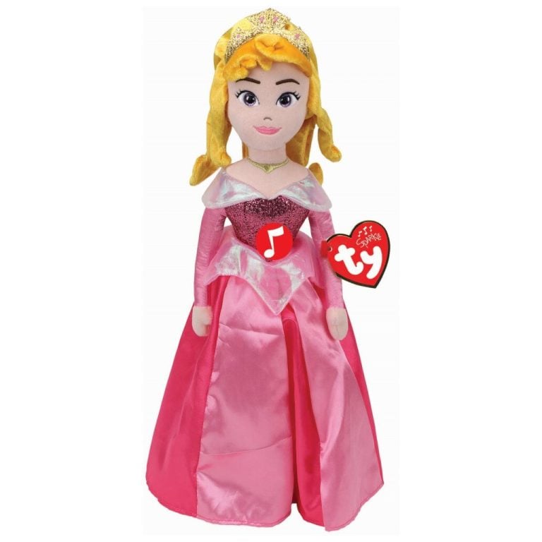 TY Disney Princess Knuffel Aurora + Geluid | Kopen bij Flickmyhouse