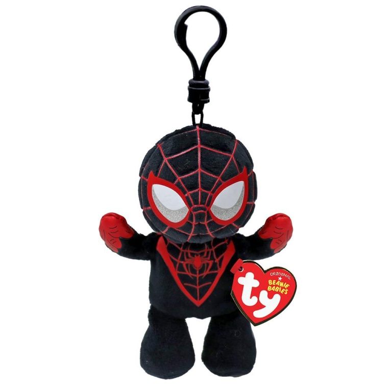 TY Beanie Babies Clip Marvel Knuffel Spiderman Miles Morales 12 cm | Kopen bij Flickmyhouse