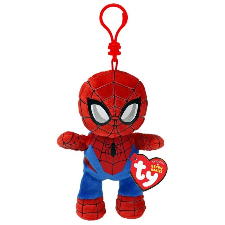 TY Beanie Babies Clip Marvel Knuffel Spiderman 12 cm | Kopen bij Flickmyhouse