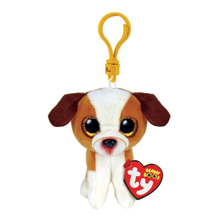 TY Beanie Boos Clip Knuffel Bulldog Hugo 7 cm | Kopen bij Flickmyhouse