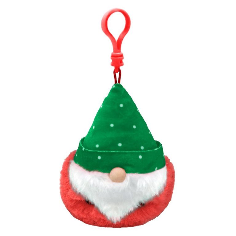 TY Beanie Boo's Clip Christmas Gnome Green Hat 7cm | Kopen bij Flickmyhouse