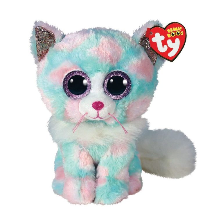 TY Beanie Boos Knuffel Kat Opal 24 cm | Kopen bij Flickmyhouse