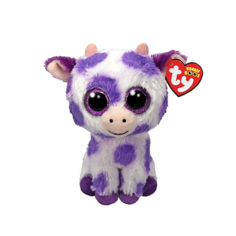 TY Beanie Boos Knuffel Koe Ethel 15 cm | Kopen bij Flickmyhouse