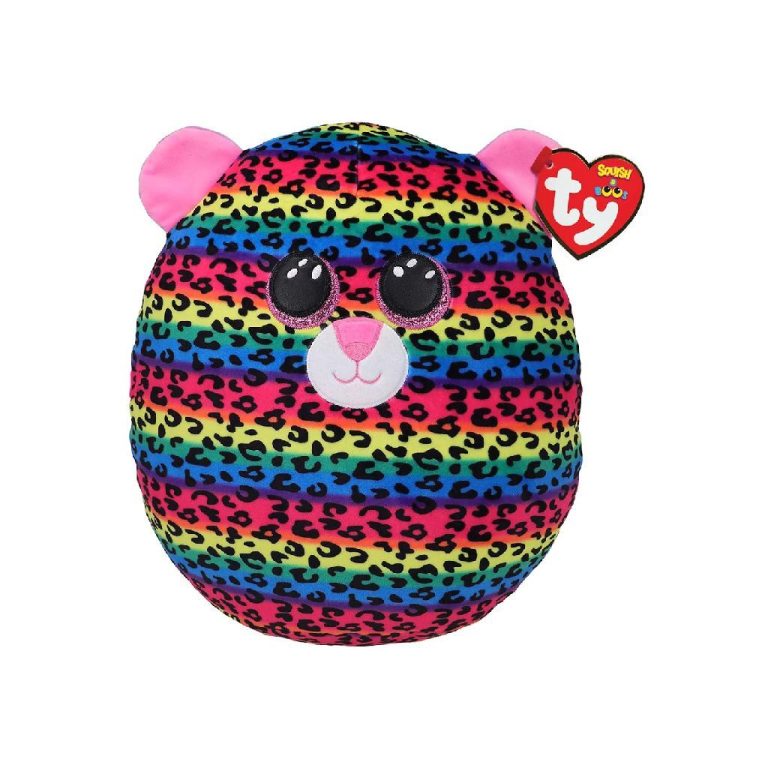 TY Squish A Boo Knuffelkussen Luipaard Dot 23 cm | Kopen bij Flickmyhouse