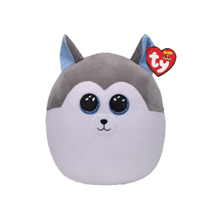 TY Squish A Boo Knuffelkussen Husky Slush 23 cm | Kopen bij Flickmyhouse