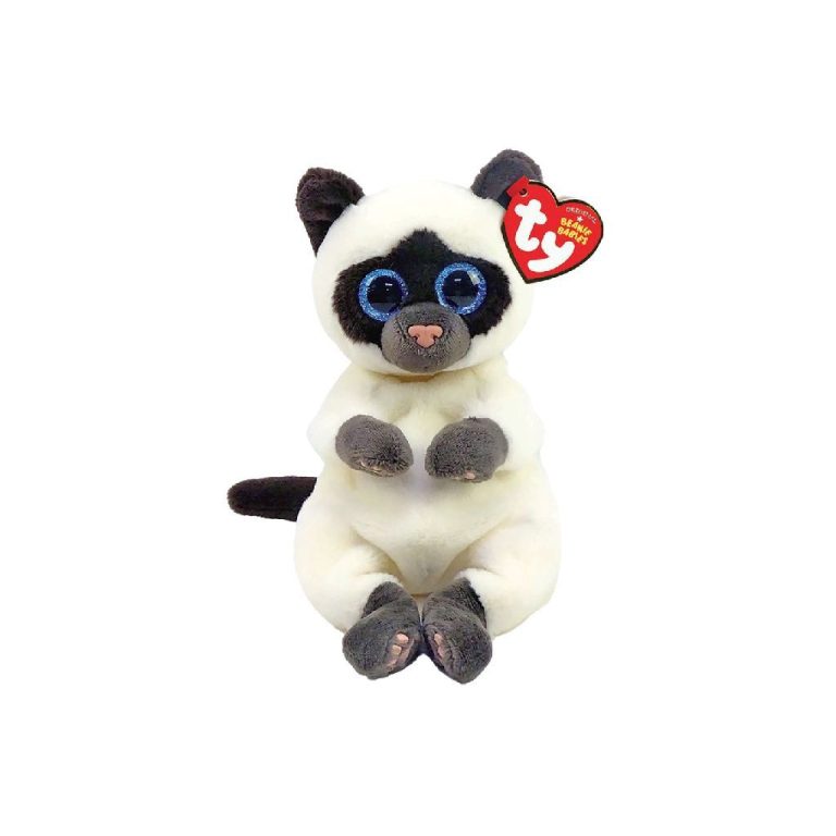 TY Beanie Babies Knuffel Kat Miso 15 cm | Kopen bij Flickmyhouse