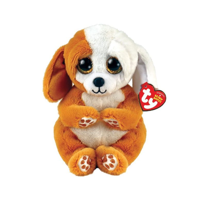 TY Beanie Babies Knuffel Hond Ruggles 15 cm | Kopen bij Flickmyhouse