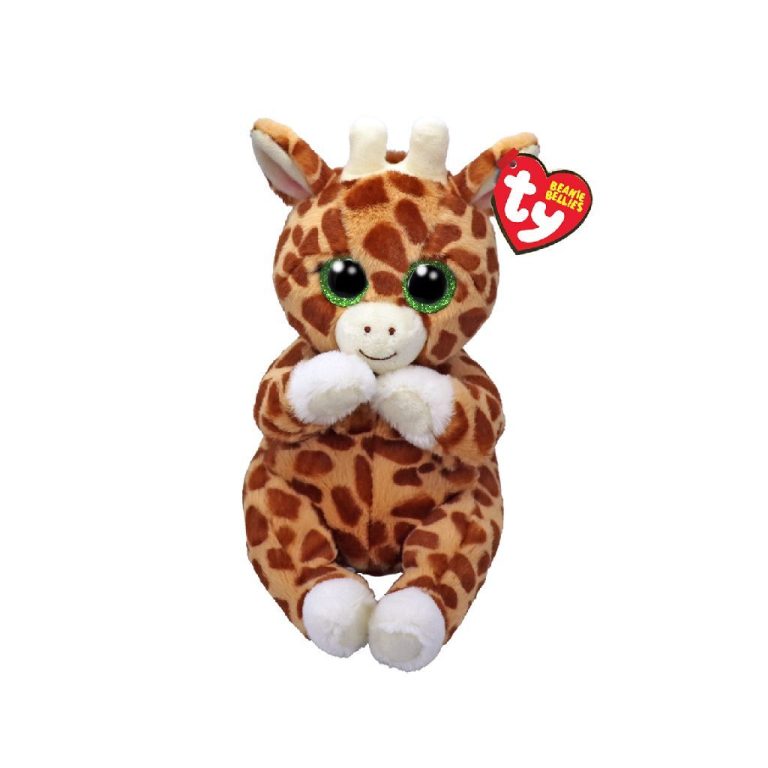 TY Beanie Babies Bellies Knuffel Giraffe Tippi 15 cm | Kopen bij Flickmyhouse