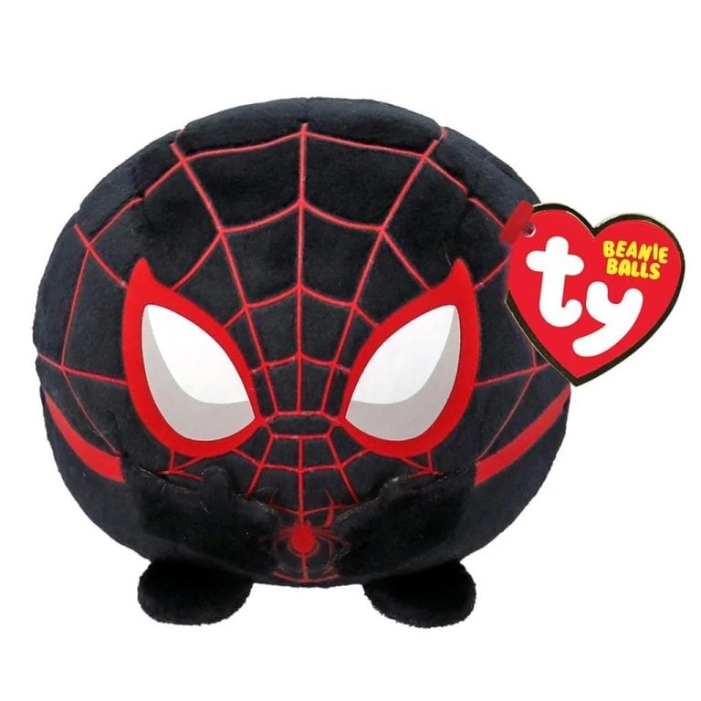 TY Beanie Balls Marvel Knuffel Spiderman Morales 10 cm | Kopen bij Flickmyhouse