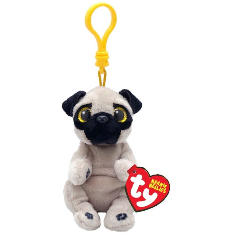 TY Beanie Babies Bellies Clip Knuffel Hond Izzy 10 cm | Kopen bij Flickmyhouse