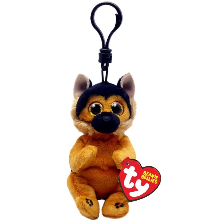 TY Beanie Babies Bellies Clip Knuffel Hond Ace 10 cm | Kopen bij Flickmyhouse