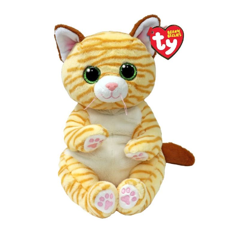 TY Beanie Babies Bellies Knuffel Kat Mango 24 cm | Kopen bij Flickmyhouse