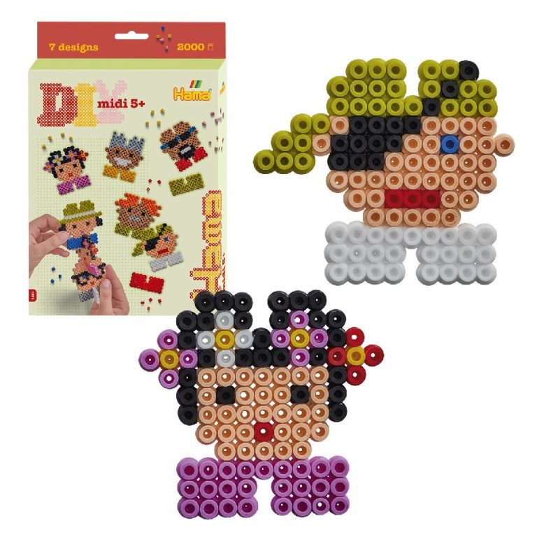 Hama Strijkkralen Midi Gezichten 2000 Stuks | Kopen bij Flickmyhouse