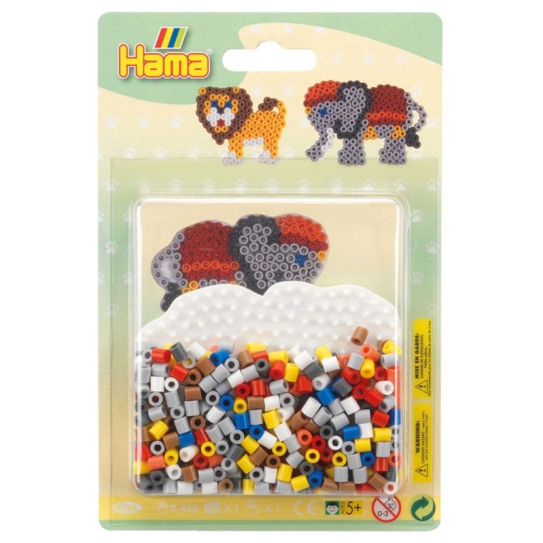 Hama Strijkkralen Wilde Dieren Set 450 Stuks | Kopen bij Flickmyhouse