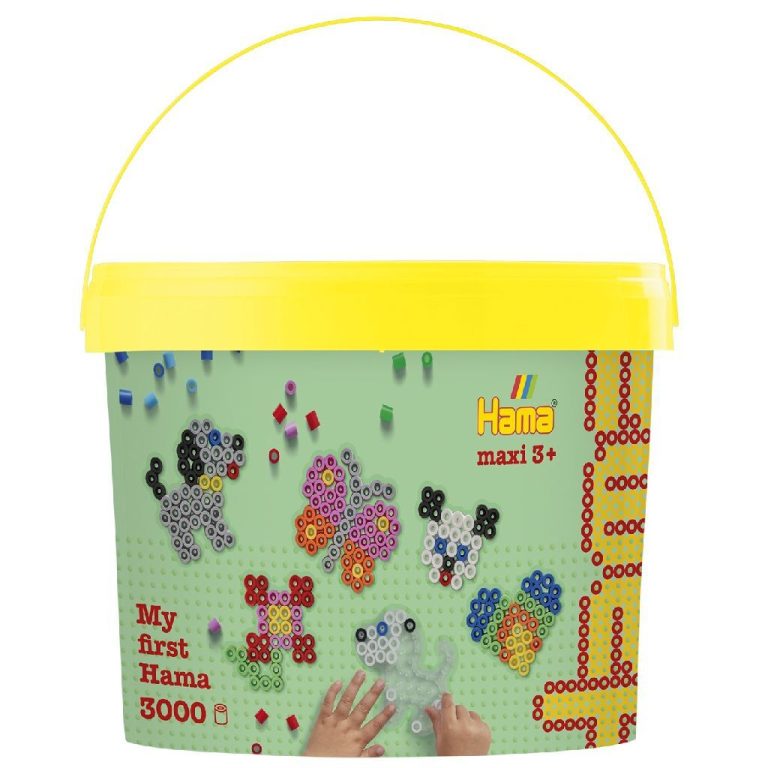 Hama Strijkkralen Maxi Emmer + Legbord 3000 Stuks | Kopen bij Flickmyhouse