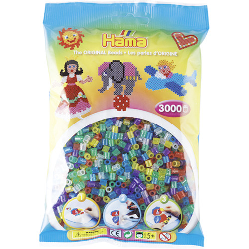 Hama Strijkkralen 3000 Stuks Glitter | Kopen bij Flickmyhouse