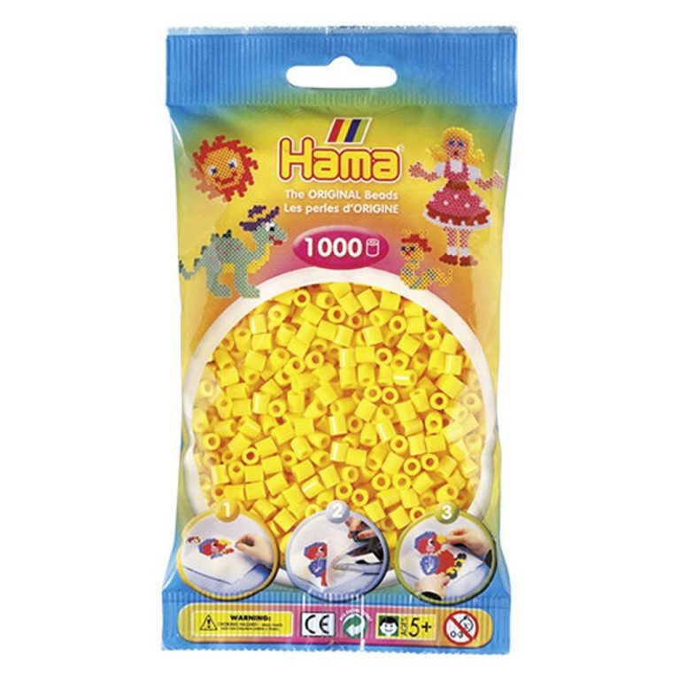 Hama Strijkkralen Geel 1000 Stuks | Kopen bij Flickmyhouse