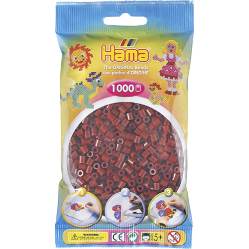 Hama Strijkkralen 1000 Stuks Bordeauxrood | Kopen bij Flickmyhouse