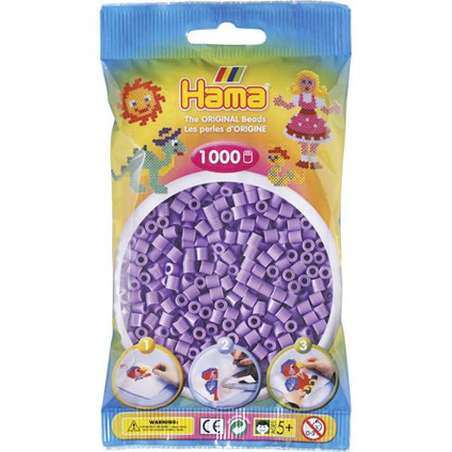 Hama Strijkkralen Hama 1000 Stuks Paars Pastel | Kopen bij Flickmyhouse