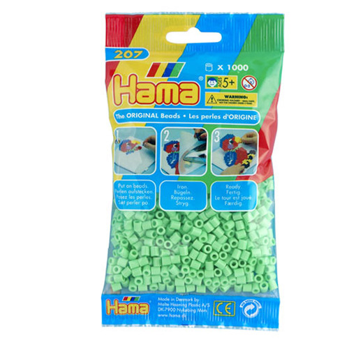 Hama Strijkkralen 1000 Stuks Groen Pastel | Kopen bij Flickmyhouse