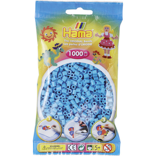Hama Strijkkralen Azuur Blauw 1000 Stuks | Kopen bij Flickmyhouse