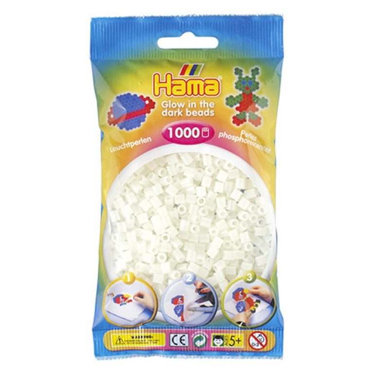 Hama Strijkkralen Glow In The Dark 1000 Stuks | Kopen bij Flickmyhouse