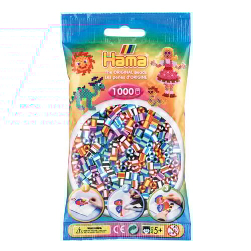 Hama Strijkkralen 1000 Stuks 2 Kleurig Gemixed | Kopen bij Flickmyhouse