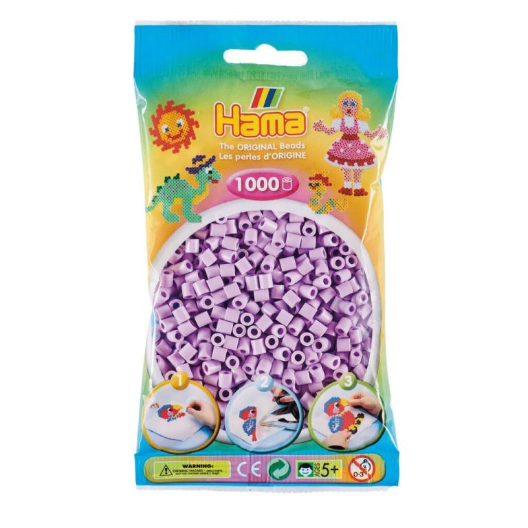Hama Strijkkralen Lila Pastel 1000 Stuks | Kopen bij Flickmyhouse